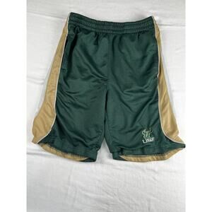 USF Bulls NCAA Men’s Medium Athletic Shorts Green Gold Logo Exc p2/7